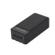 Зовнішній акумулятор XO PR164 Power bank with emergency lights, charging cable (Micro, TYPE-C, Lightning) 30000mAh Black