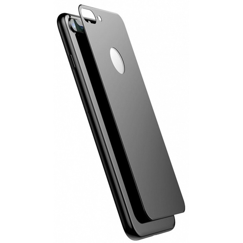 Захисне скло Baseus 0.3mm All-coverage Full-glass Back Tempered Glass Film For iP7 Plus Black