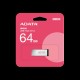 Flash A-DATA USB 3.2 UR 350 64Gb Silver/Black