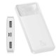 Зовнішній акумулятор Baseus Bipow Digital Display Power bank 10000mAh 15W White