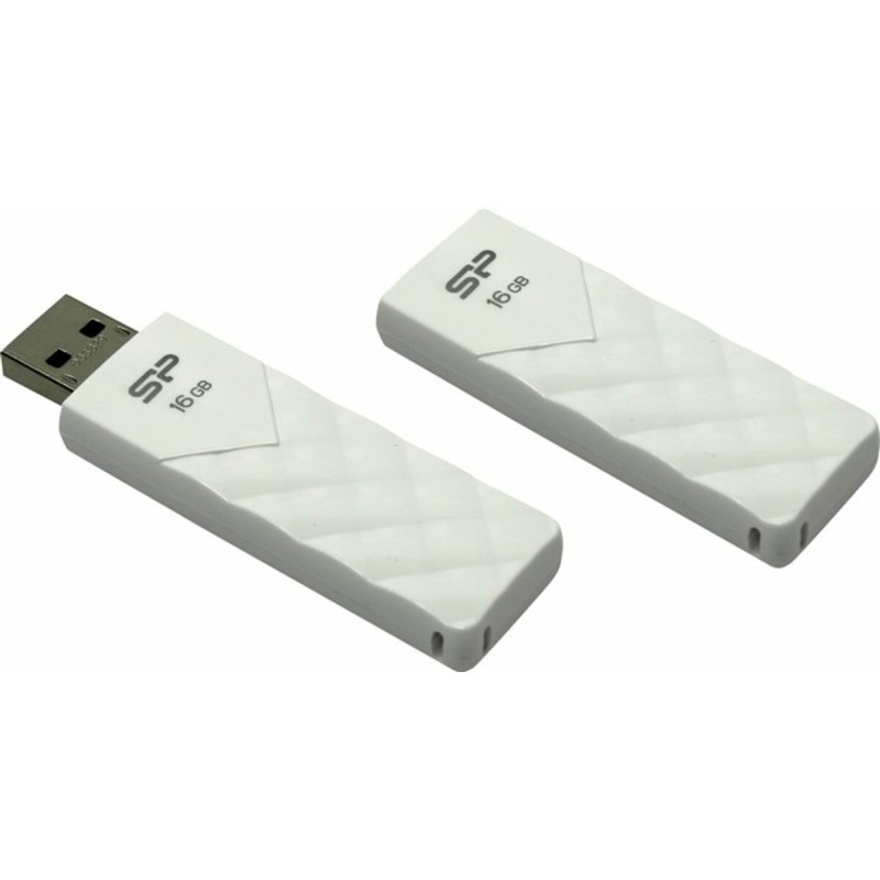 Flash SiliconPower USB 2.0 Ultima U03 16Gb White