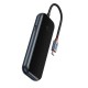 USB-Hub Baseus AcmeJoy 4-Port Type-C HUB Adapter (Type-C to USB3.0*3+Type-C PD Data *1) Dark Gray