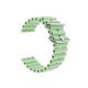 Ремінець для годинника Universal Ocean 20mm 16.Mint