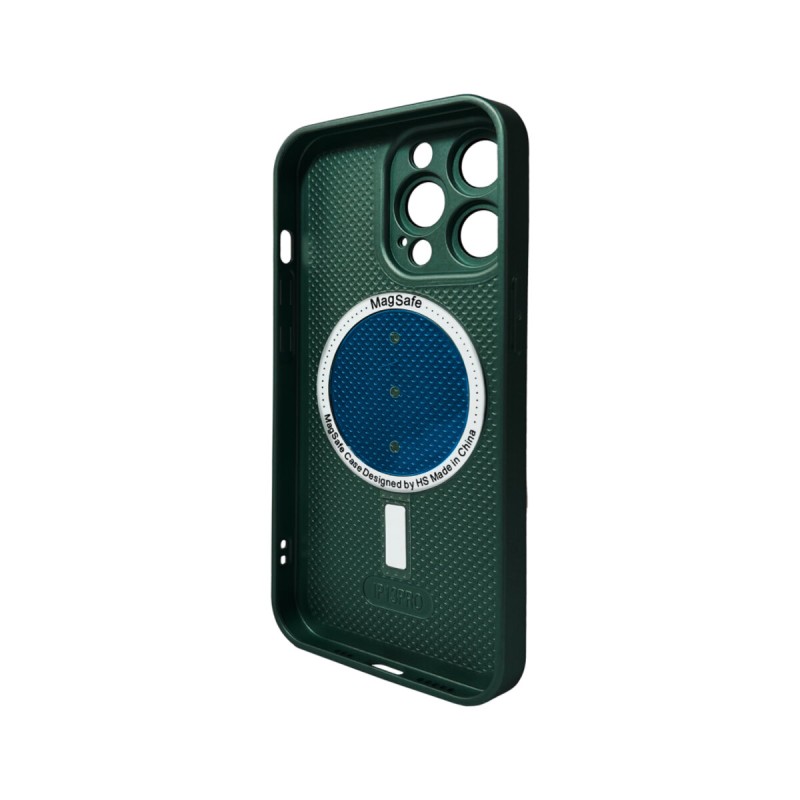 Чохол для смартфона AG Glass Matt Frame Color MagSafe Logo for Apple iPhone 13 Pro Cangling Green