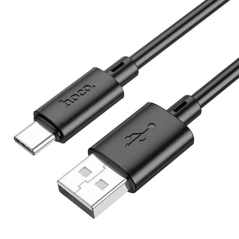 Кабель HOCO X88 Gratified charging data cable for Type-C(unpackaged) Black