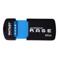 Flash Patriot USB 3.1 Supersonic Raget XT 64GB (R-180Mb/s, W-50Mb/s)  Black