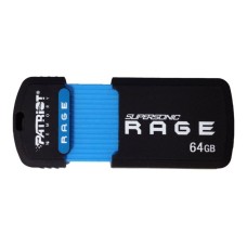 Flash Patriot USB 3.1 Supersonic Raget XT 64GB (R-180Mb/s, W-50Mb/s)  Black