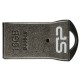 Flash SiliconPower USB 2.0 Touch T01 16Gb Black no chain metal