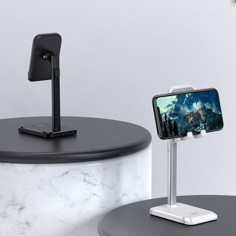 Тримач для мобільного HOCO PH27 Stable telescopic desktop stand Black