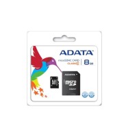 microSDHC A-DATA 8Gb class 4 (adapter SD)