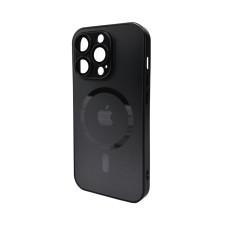 Чохол для смартфона AG Glass Matt Frame Color MagSafe Logo for Apple iPhone 15 Pro Graphite Black