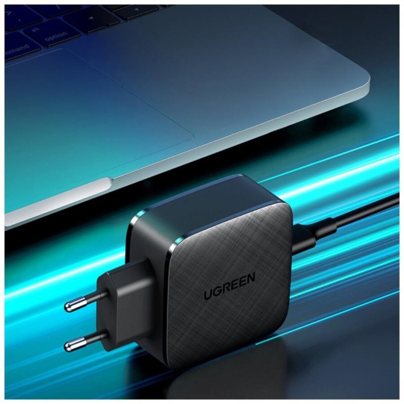 Зарядний пристрій UGREEN CD216 PD Fast Charger EU (Black) (UGR-70867)