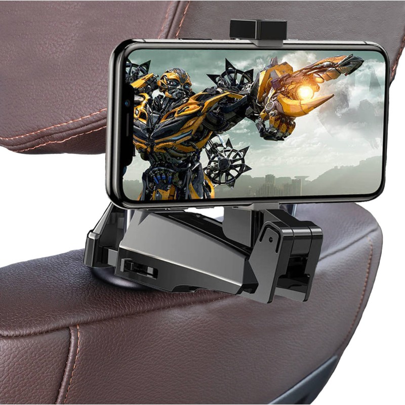 Тримач для мобiльного Baseus Backseat Vehicle Phone Holder Hook Black