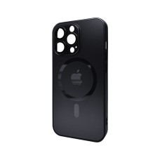 Чохол для смартфона AG Glass Matt Frame Color MagSafe Logo for Apple iPhone 13 Pro Graphite Black