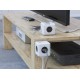 Мережевий подовжувач Allocacoc PowerCube Extended з заземленням 4 розетки 2 USB 3 м, сірий