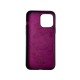 Чохол для смартфона Leather AAA Full Magsafe IC for iPhone 14 Pro Dark Cherry