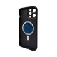 Чохол для смартфона AG Glass Matt Frame Color MagSafe Logo for Apple iPhone 13 Pro Max Graphite Black
