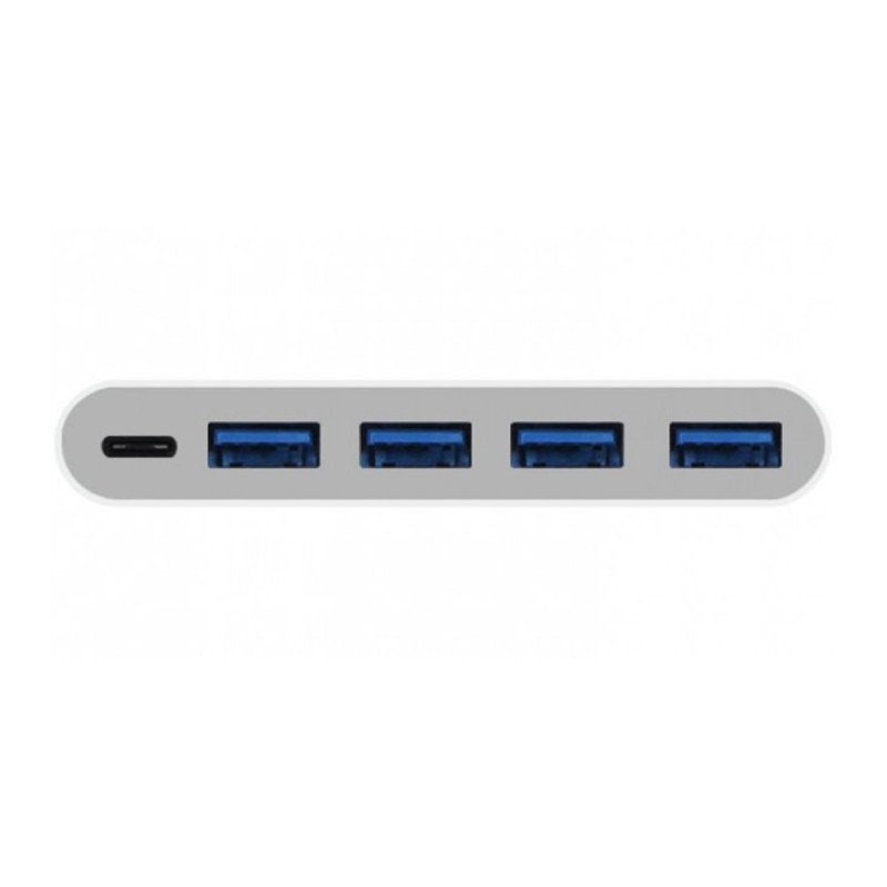 USB-Hub Maiwo KH700 USB 3.0 Type-A/Type-C to 7 USB3.0, cable 1,2м, Silver