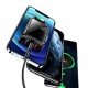 Мережевий зарядний пристрій Usams US-CC133 T40 QC3.0+PD Digital Display Fast Charger (EU) Black