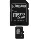 microSDHC (UHS-1) Kingston 16Gb class 10 (adapter SD)