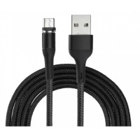 Кабель Usams US-SJ338 U29 Aluminum Alloy Micro Magnetic Cable 2m Black