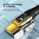 Кабель Essager Interstellar Transparent Design USB Charging Cable Type C to Type C 100W 1m black (EXCTT1-XJ01-P)