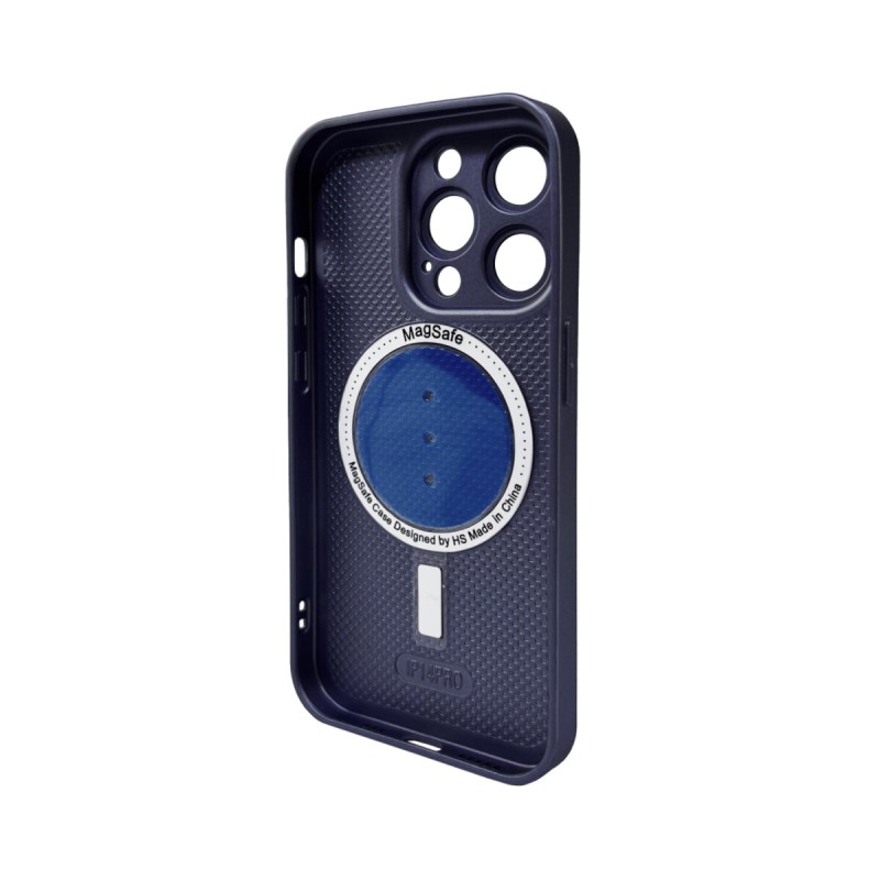 Чохол для смартфона AG Glass Matt Frame Color MagSafe Logo for Apple iPhone 15 Pro Max Deep Purple