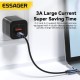 Комплект адаптерів Essager geometric multifunctional data cable storage box  black (ECJHZ-JH01-P)