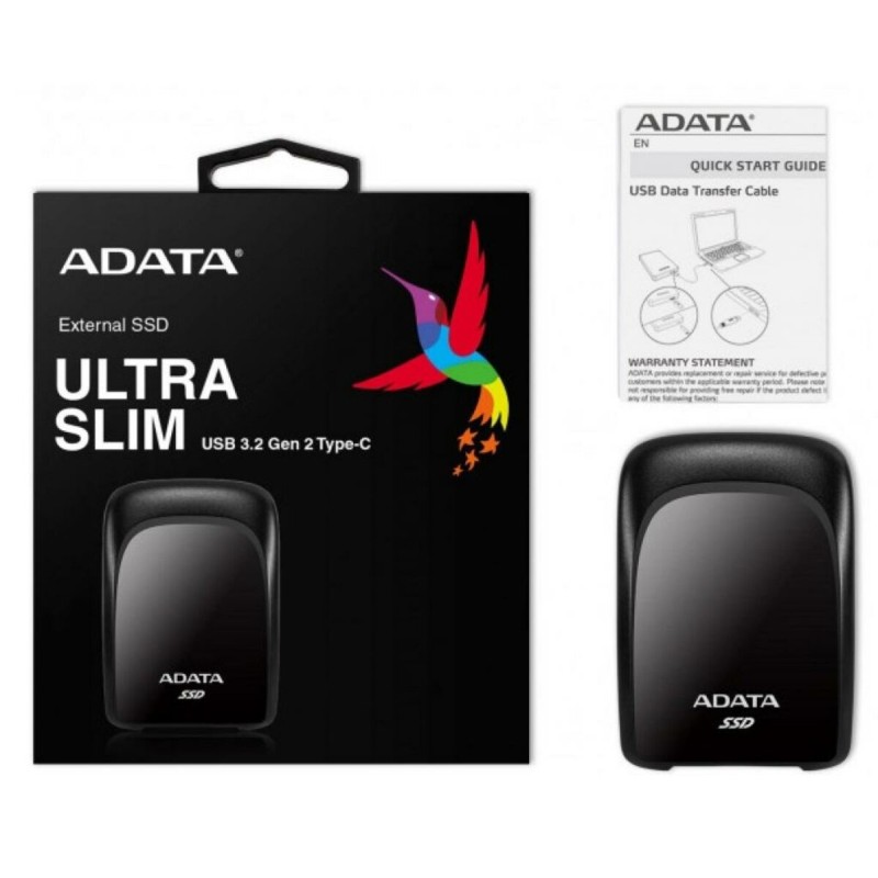 SSD ADATA SC680 240GB USB 3.2 Gen 2 Type-C Black