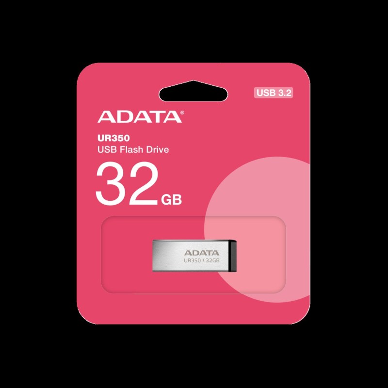 Flash A-DATA USB 3.2 UR 350 32Gb Silver/Black