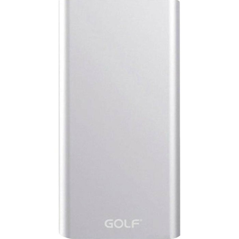 Зовнішній акумулятор GOLF EDGE10 10000mAh Silver