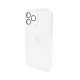 Чохол для смартфона AG Glass Matt Frame Color Logo for Apple iPhone 12 Pro Max Pearly White