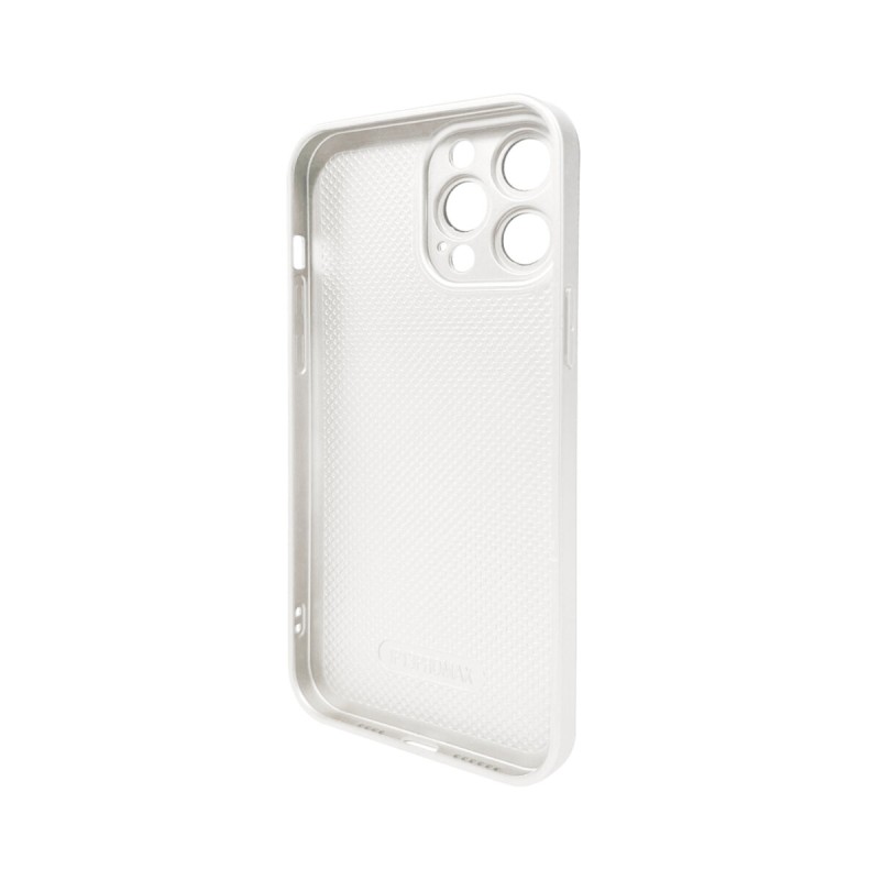 Чохол для смартфона AG Glass Matt Frame Color Logo for Apple iPhone 12 Pro Max Pearly White