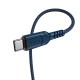 Кабель HOCO X59 USB to Type-C 3A, 1m, nylon, TPE connectors, Blue
