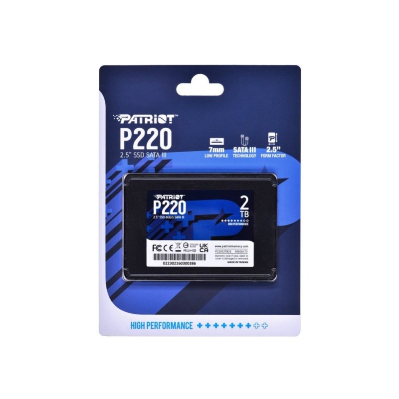 SSD Patriot P220 2TB 2.5" 7mm SATAIII