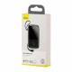 Зовнішній акумулятор Baseus Q pow Digital Display 3A Power Bank 10000mAh (With Type-C Cable)Black