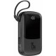Зовнішній акумулятор Baseus Q pow Digital Display 3A Power Bank 10000mAh (With Type-C Cable)Black