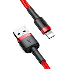 Кабель Baseus Cafule Cable USB For Lightning 2.4A 0.5m Red+Red