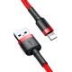 Кабель Baseus Cafule Cable USB For Lightning 2.4A 0.5m Red+Red