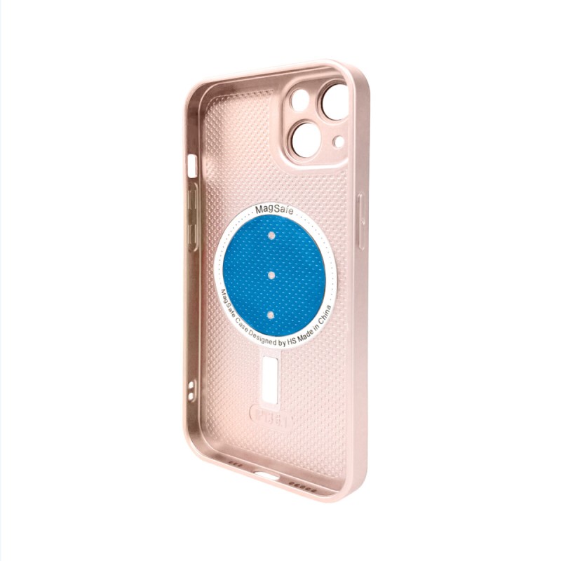 Чохол для смартфона AG Glass Matt Frame Color MagSafe Logo for Apple iPhone 13 Chanel Pink