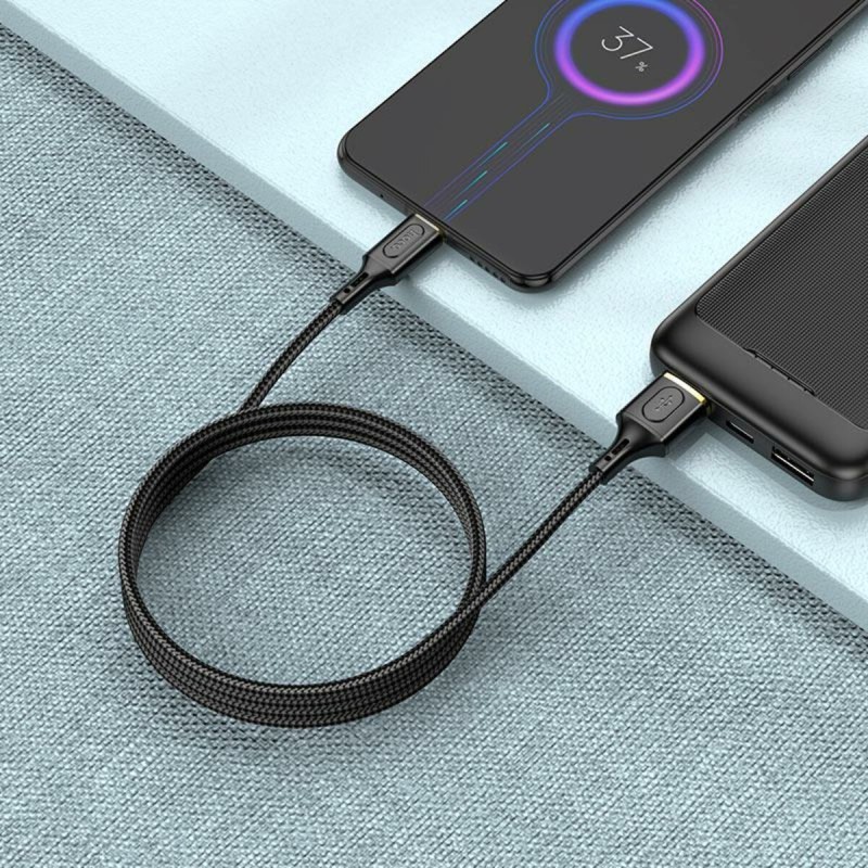 Кабель HOCO X95 Goldentop charging data cable Micro Black