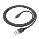 Кабель HOCO X95 Goldentop charging data cable Micro Black
