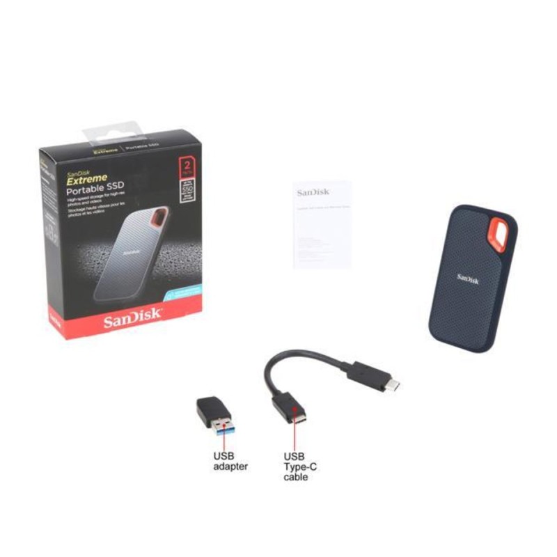 SSD SanDisk Portable Extreme E60 2TB USB 3.1 Type-C TLC