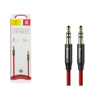 Аудiо-кабель Baseus Yiven Audio Cable M30 1M Red+Black