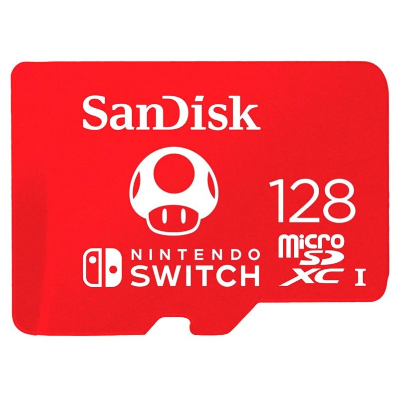 microSDXC (UHS-1) SanDisk For Nintendo Switch128Gb class 10 (R100Mb/s, W90Mb/s)