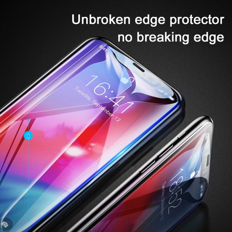 Захисне скло Baseus 0.23mm curved-screen tempered glass screen protector For iP XS Max 6.5inch Black