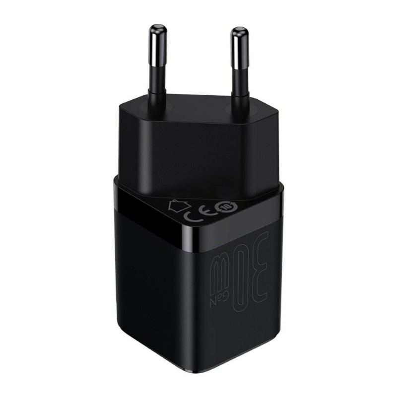 Мережевий зарядний пристрій Baseus GAN3 Fast Charger 1C 30W EU Black