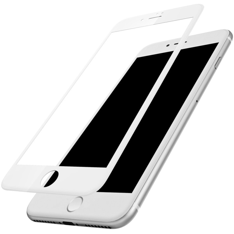 Захисне скло Baseus 0.23mm Anti-break All-screen Arc-surface Tempered Glass For iP7/iP8 Plus White
