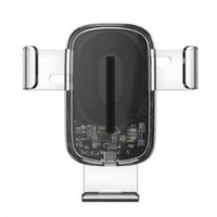 Тримач для мобiльного з БЗП Baseus Explore Wireless Charger Gravity Car Mount 15W Transparent