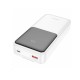 Зовнішній акумулятор HOCO J119A Sharp charger 22.5W+PD20 fully compatible power bank with digital display and cable(20000mAh) White